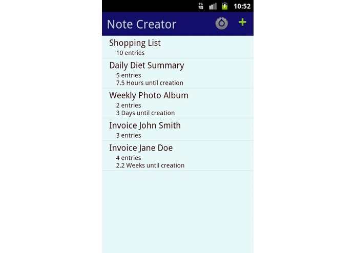 Note Creator – screenshot 1