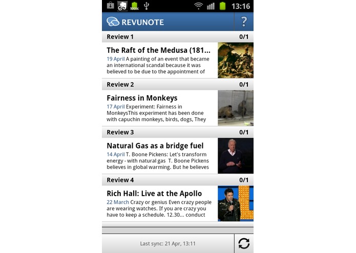 Revunote – screenshot 2