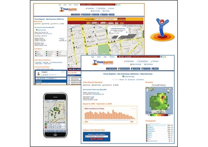 311 Service Calls and Restaurant Inspections by Your Mapper – screenshot 1