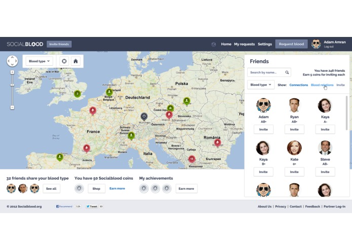 The future of blood donations and how one startup is disrupting the space using Facebook. – screenshot 1