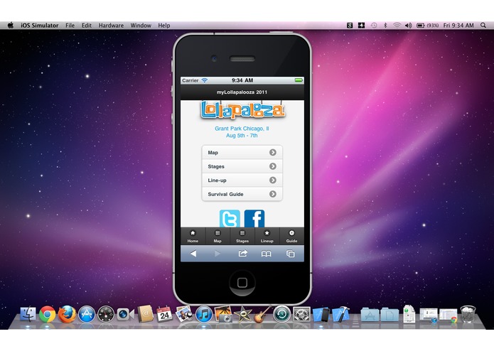 myLollapalooza – screenshot 1