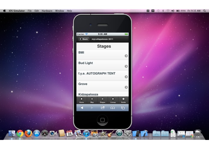 myLollapalooza – screenshot 2