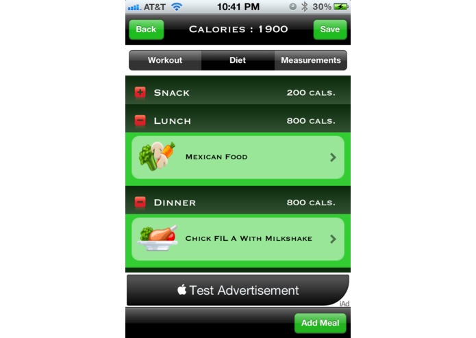 My Fitness Diary – screenshot 3