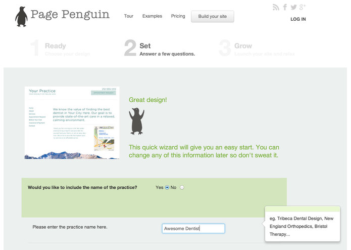 Page Penguin - The simplest way to create a website for your medical practice. – screenshot 3