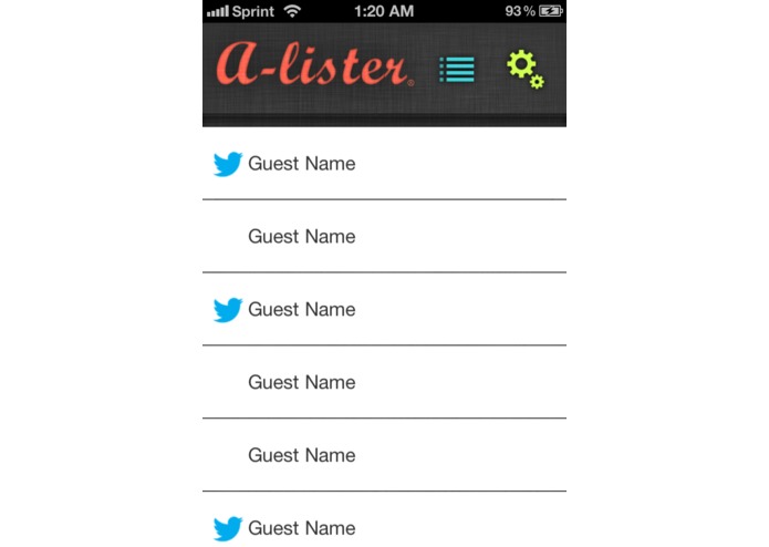 A Lister App – screenshot 2