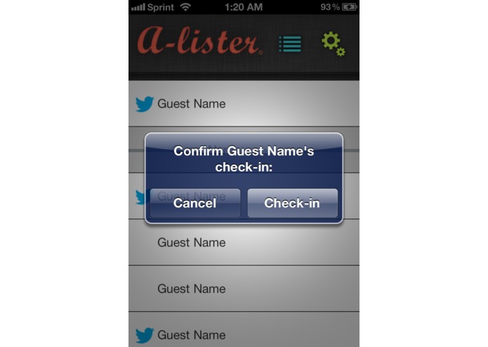 A Lister App – screenshot 3