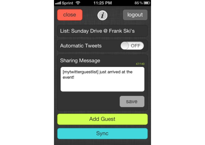 A Lister App – screenshot 4