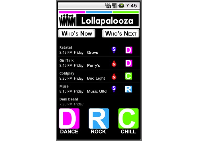 Who's Now Who's Next - Lollapalooza 2011 Edition – screenshot 1