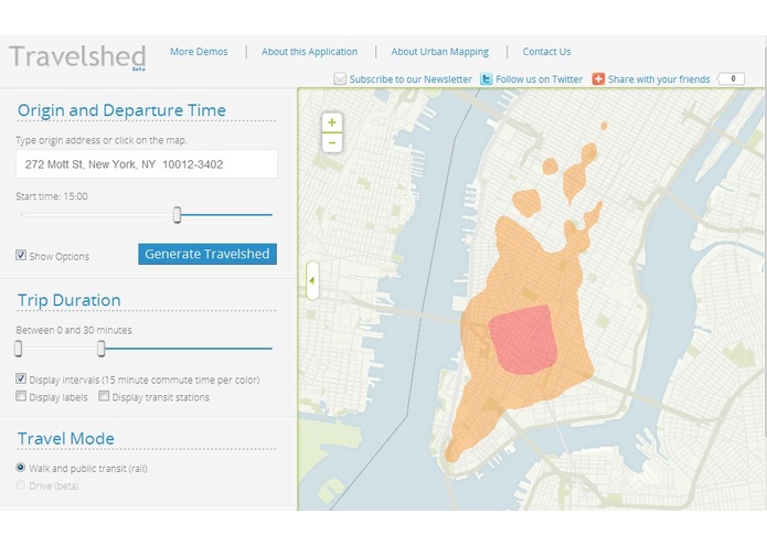 Travelshed - the new way to find out where you can go – screenshot 1