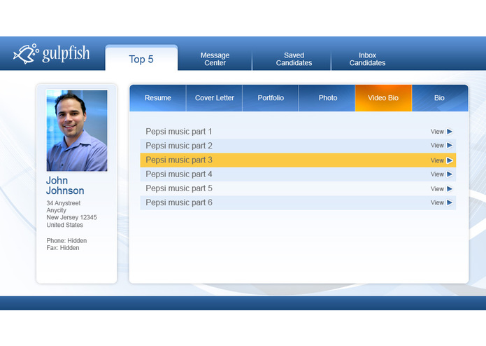 Gulpfish Social Job Connect for Samsung TV – screenshot 5