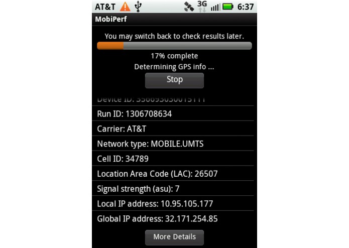 MobiPerf: Mobile Network Measurement System – screenshot 4
