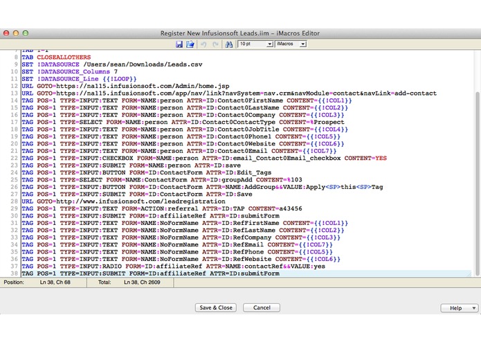 Bulk Lead Loading Tool – screenshot 1