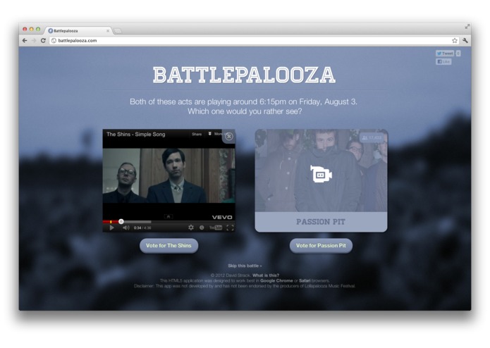 Battlepalooza: Unofficial Lollapalooza App – screenshot 3