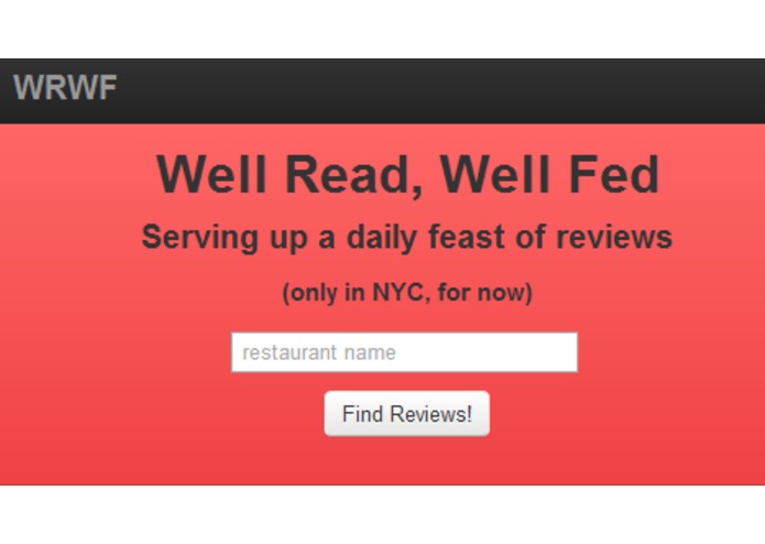 Well Read, Well Fed – screenshot 2