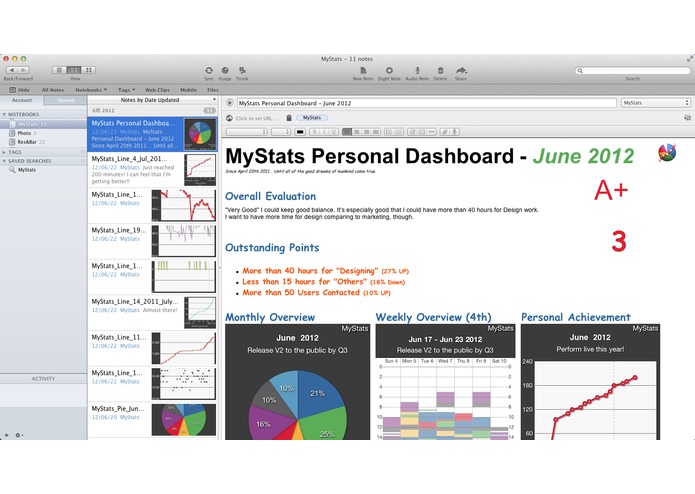 MyStats – screenshot 1