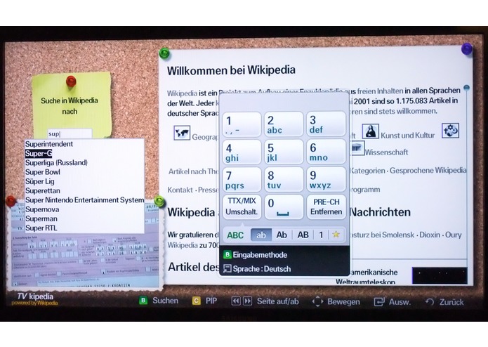 TVkipedia - Wikipedia auf Ihrem TV / on your TV – screenshot 4