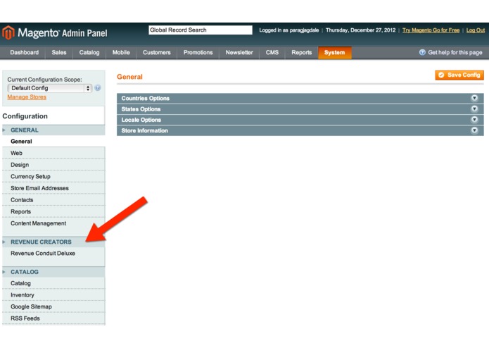 Revenue Conduit Deluxe for Magento – screenshot 2