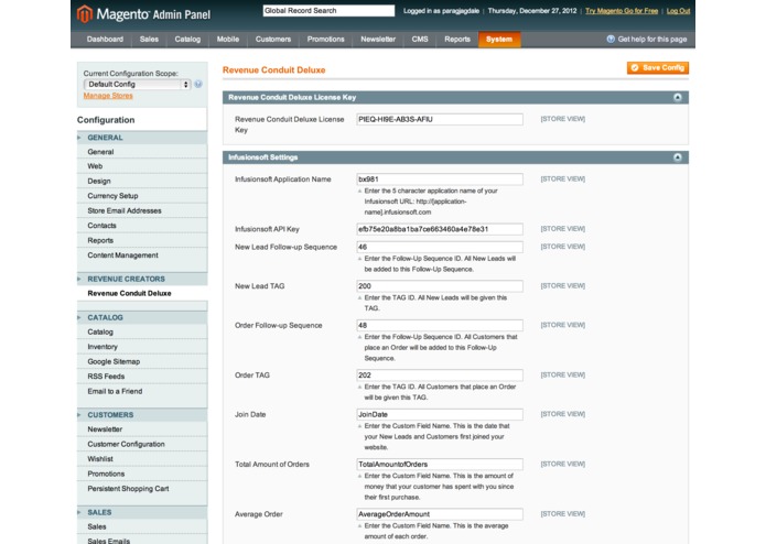 Revenue Conduit Deluxe for Magento – screenshot 3