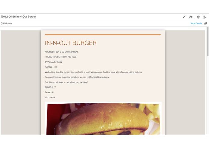 Fudo Note – screenshot 1