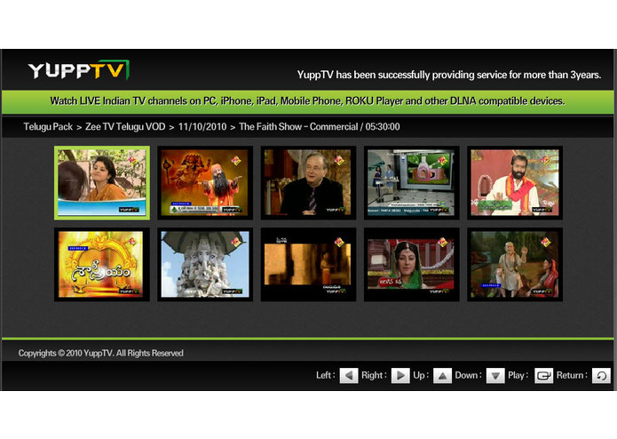YuppTV – screenshot 3