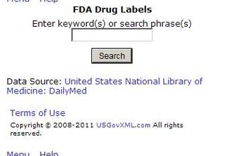 FDA Drug Labels