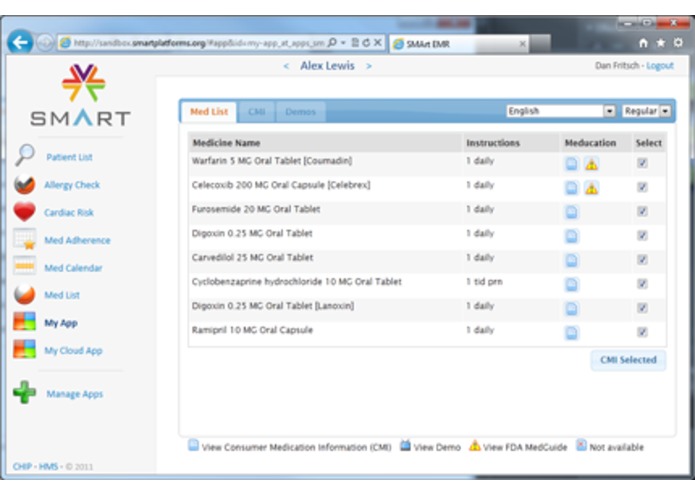 Meducation: Improving Medication Safety through Patient-Centered Multi-Language Instructions  – screenshot 1