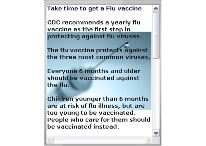 CDC Flu Prevention App – screenshot 2