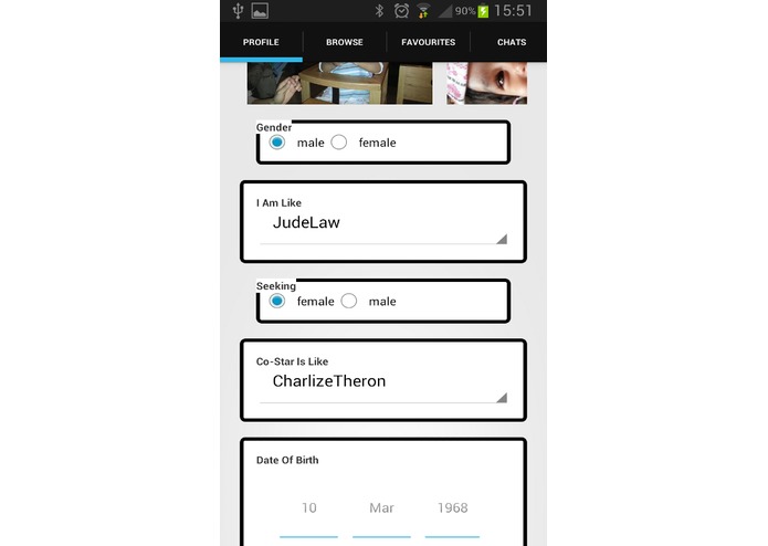 MoviesAndDatesConnect – screenshot 4