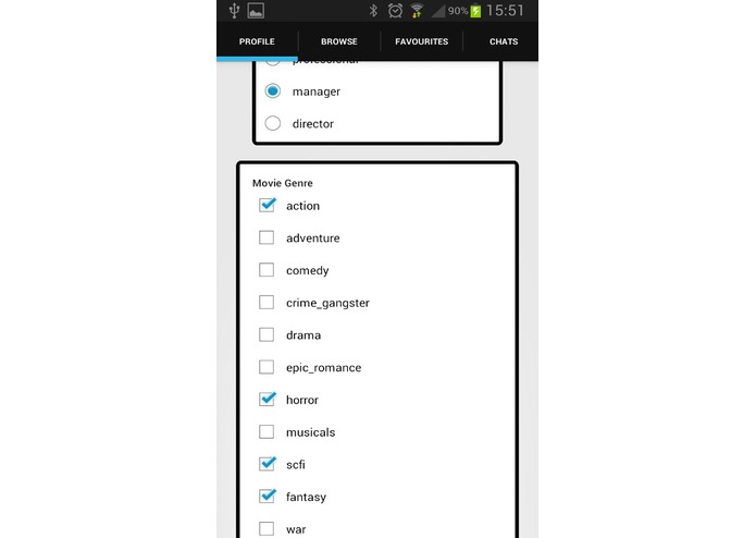 MoviesAndDatesConnect – screenshot 5