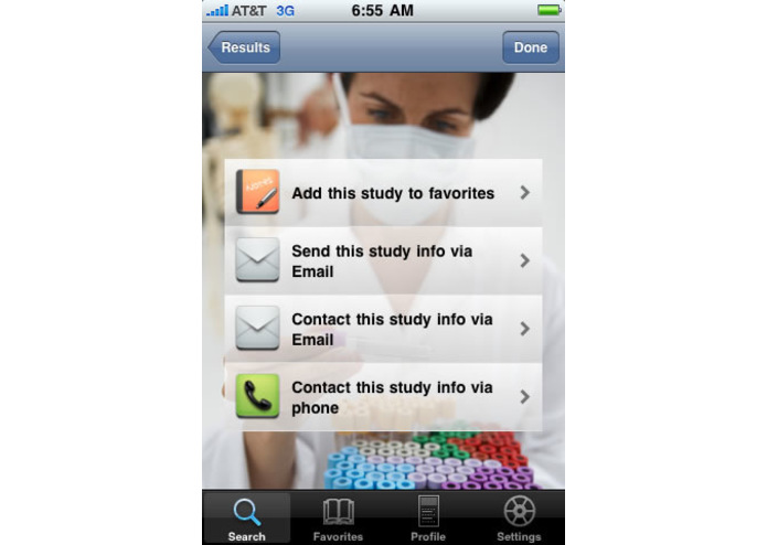 cTrials - an iPhone App – screenshot 3