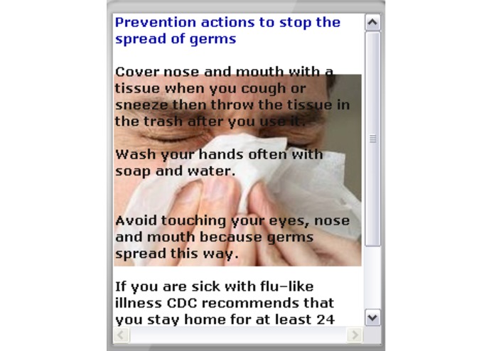 CDC Flu Prevention App – screenshot 3