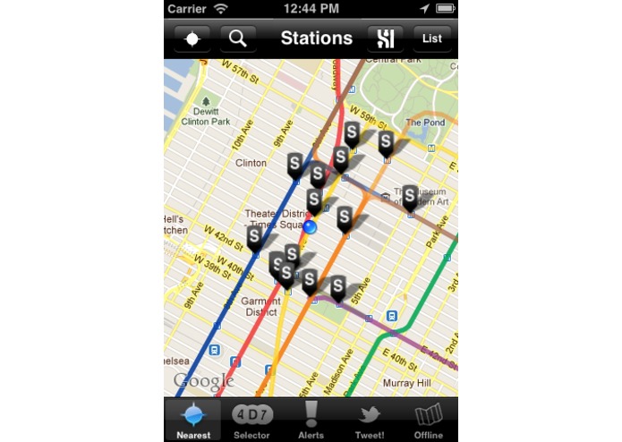 Free NYC Subway Locator – screenshot 3