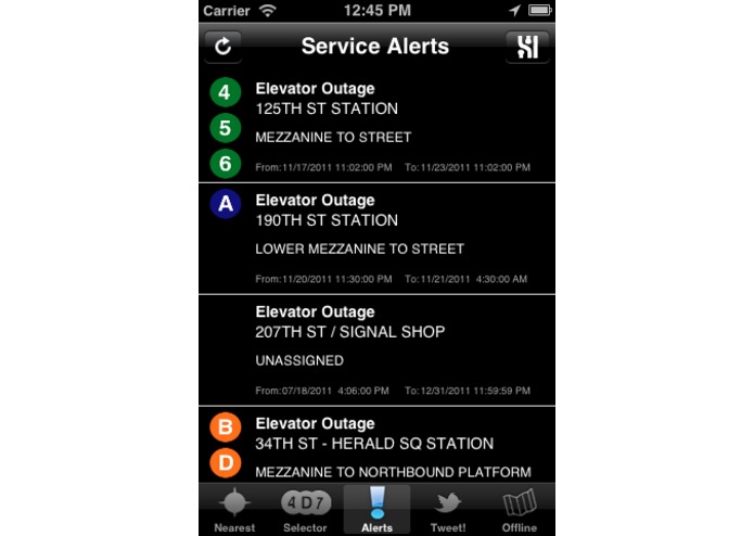 Free NYC Subway Locator – screenshot 4
