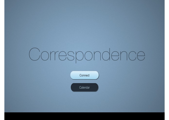Correspondence – screenshot 1