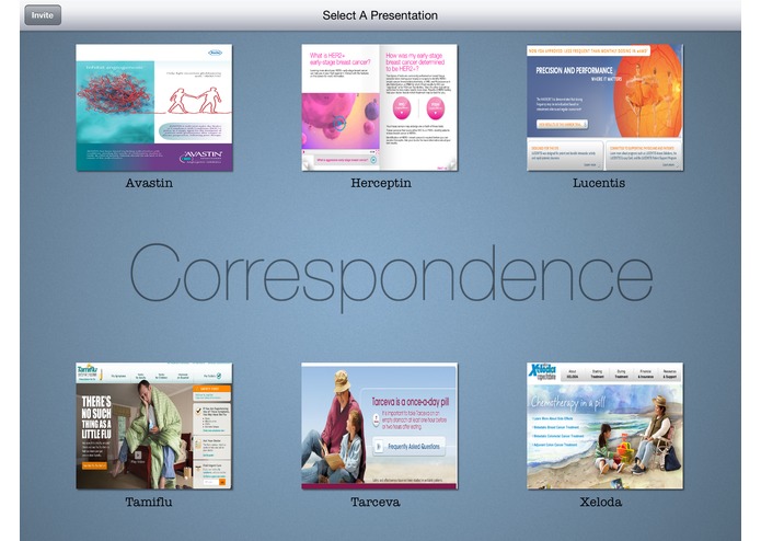 Correspondence – screenshot 2