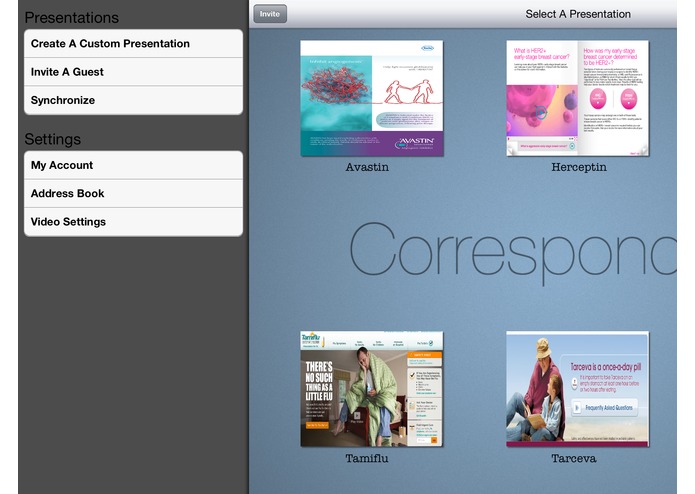 Correspondence – screenshot 3