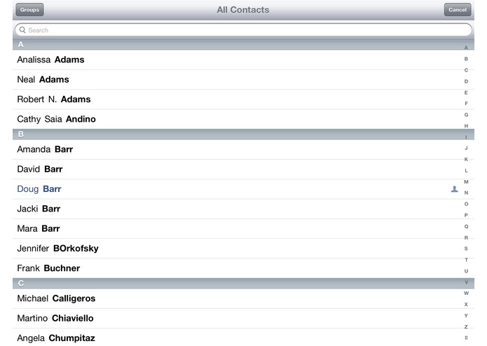 Correspondence – screenshot 4