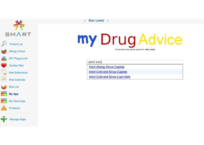 MyDrugAdvice – screenshot 1