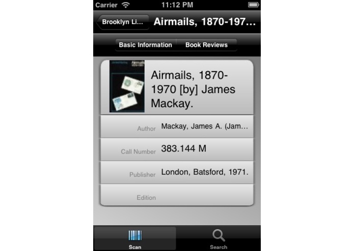 Brooklyn Public Library iPhone Application – screenshot 3