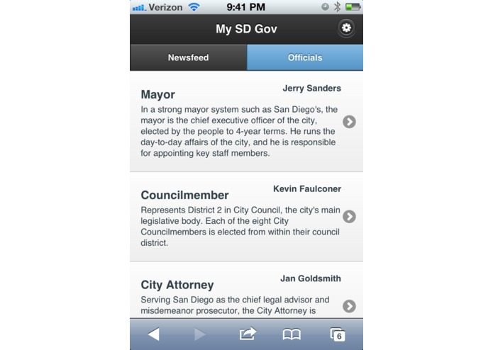 My SD Gov – screenshot 2