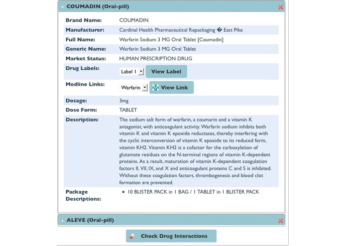 Drug Information Portal – screenshot 4