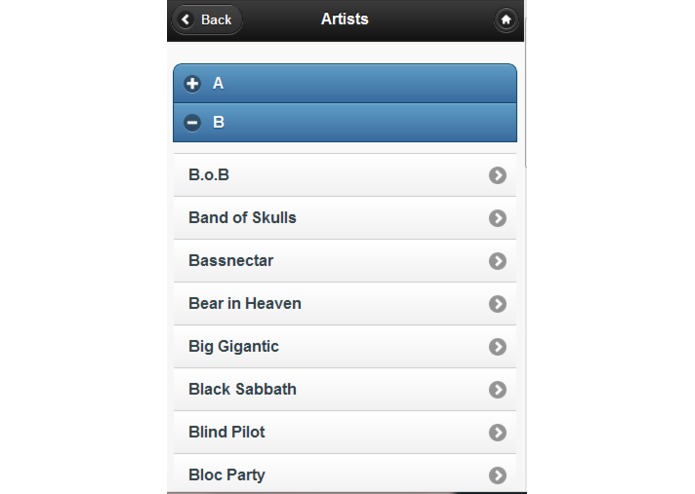 Lolla Picks - An unofficial Lollapalooza app – screenshot 2