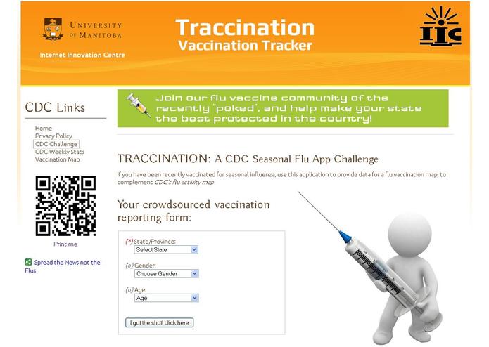 Traccination: Tracking Influenza Vaccinations  – screenshot 2