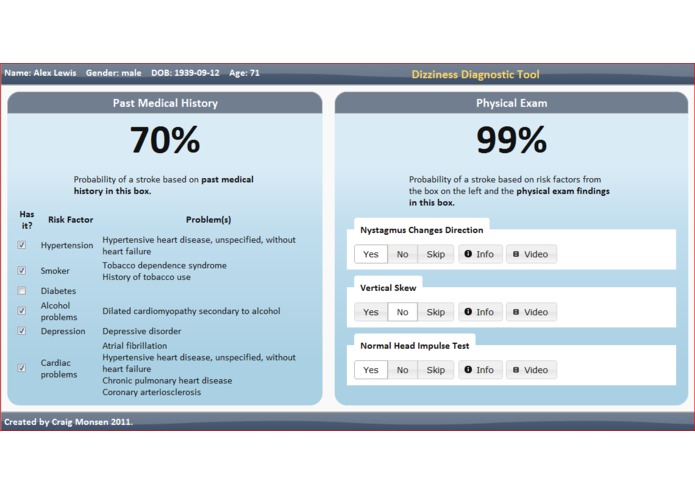 Dizziness Diagnostic Tool – screenshot 2