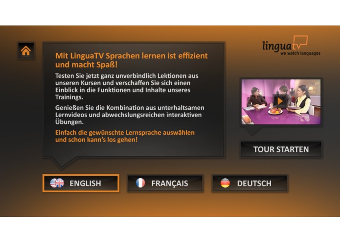 LinguaTV – screenshot 1