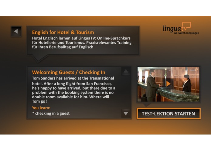 LinguaTV – screenshot 3