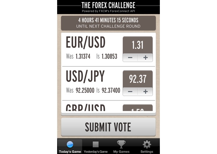 The Forex Challenge App – screenshot 2