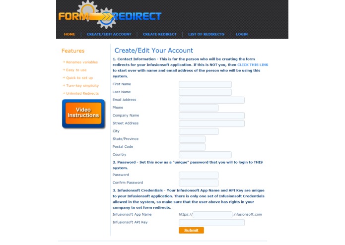Form Redirect – screenshot 1