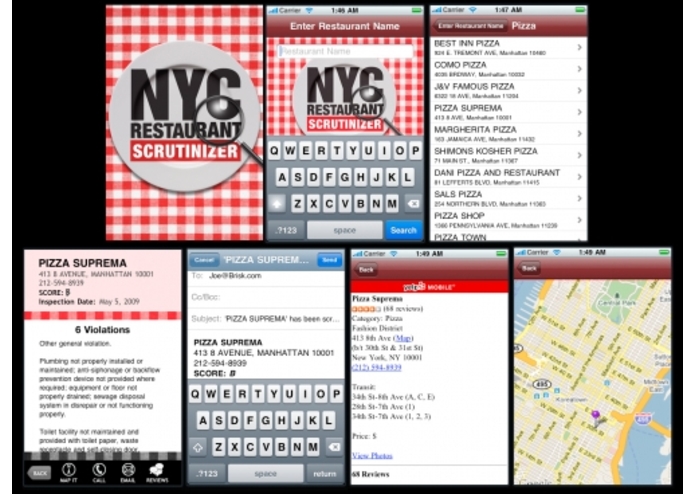 NYC Restaurant Scrutinizer – screenshot 1