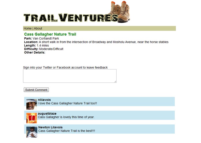 TrailVentures – screenshot 1